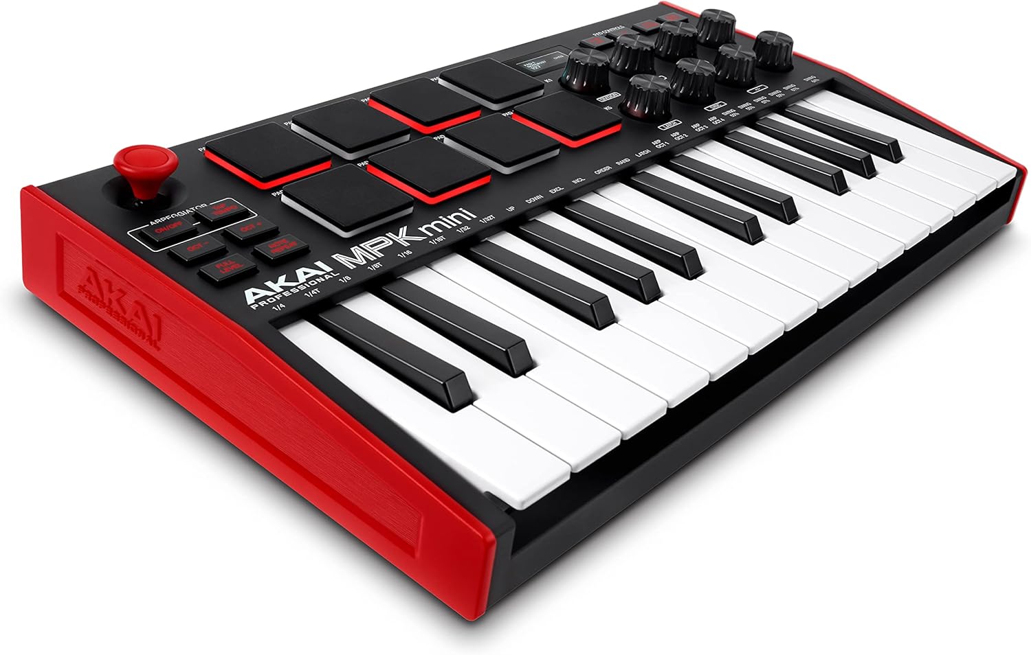 AKAI Professional MPK Mini MK3 - 25 Key USB MIDI Keyboard Controller With 8 Backlit Drum Pads, 8 Knobs and Music Production Software Included (White)