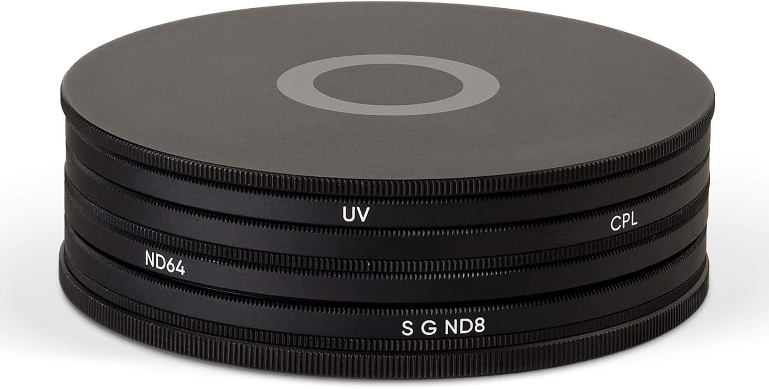 Urth 46mm UV, Circular Polarizing (CPL), ND64, Soft Grad ND8 Lens Filter Kit (Plus+)