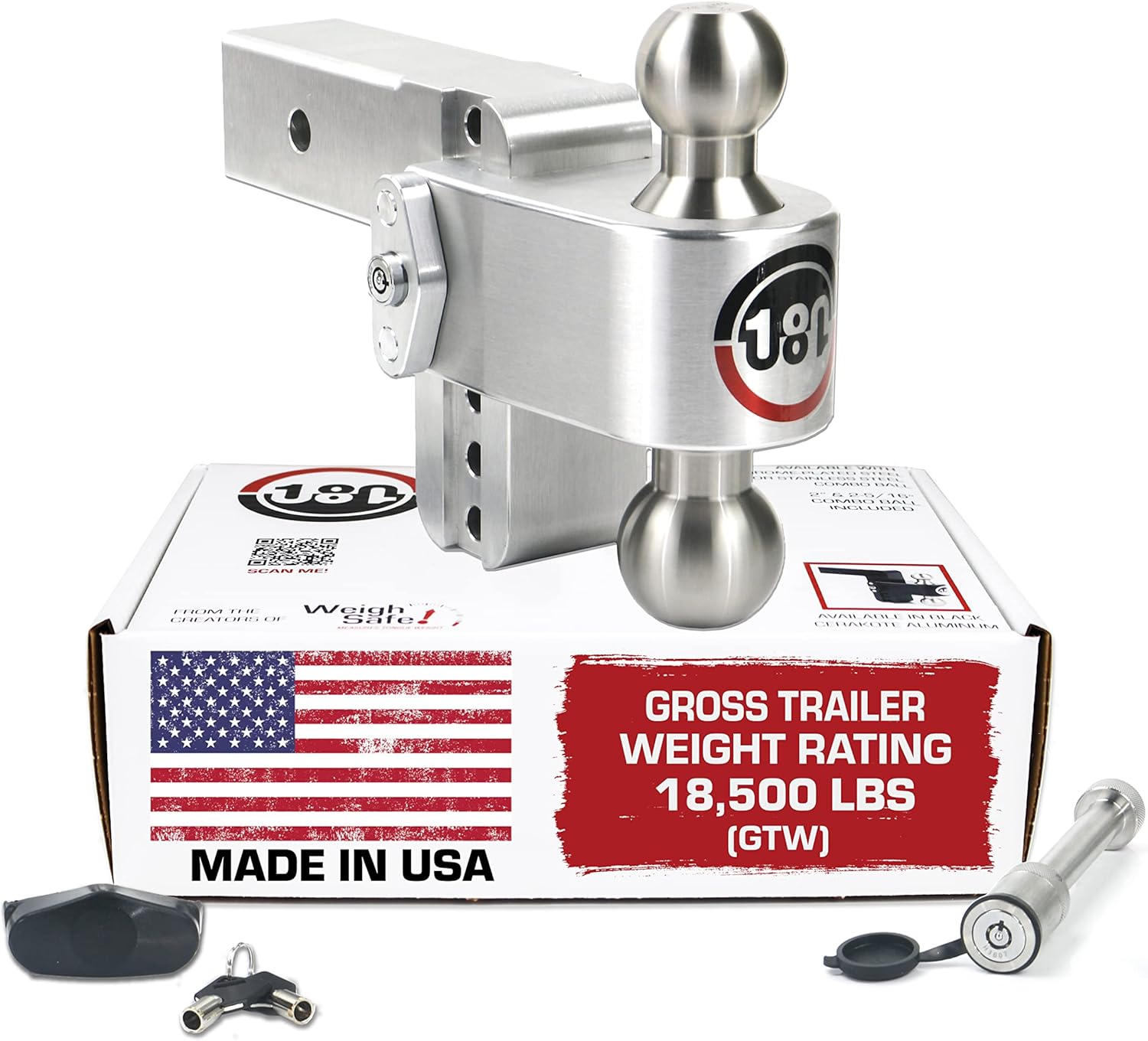 180 HITCH LTB6-2.5-KA Aluminum Adjustable 6