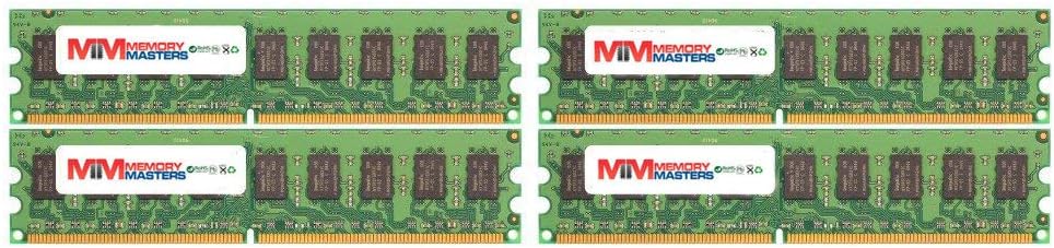 MemoryMasters 16GB (4x4GB) DDR2-667MHz PC2-5300 ECC UDIMM 2Rx8 1.8V Unbuffered Memory for Server/Workstation