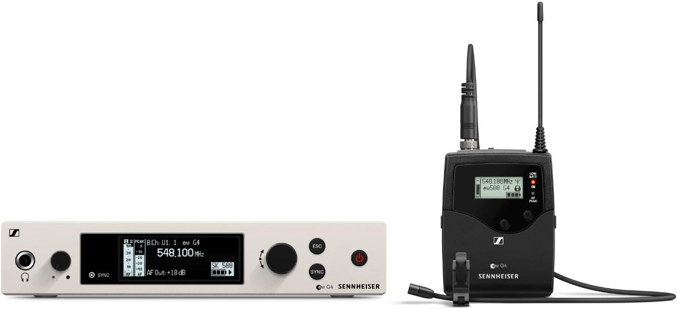 EW 500 G4-MKE2 Wireless Lavalier Microphone System - GW1 Band