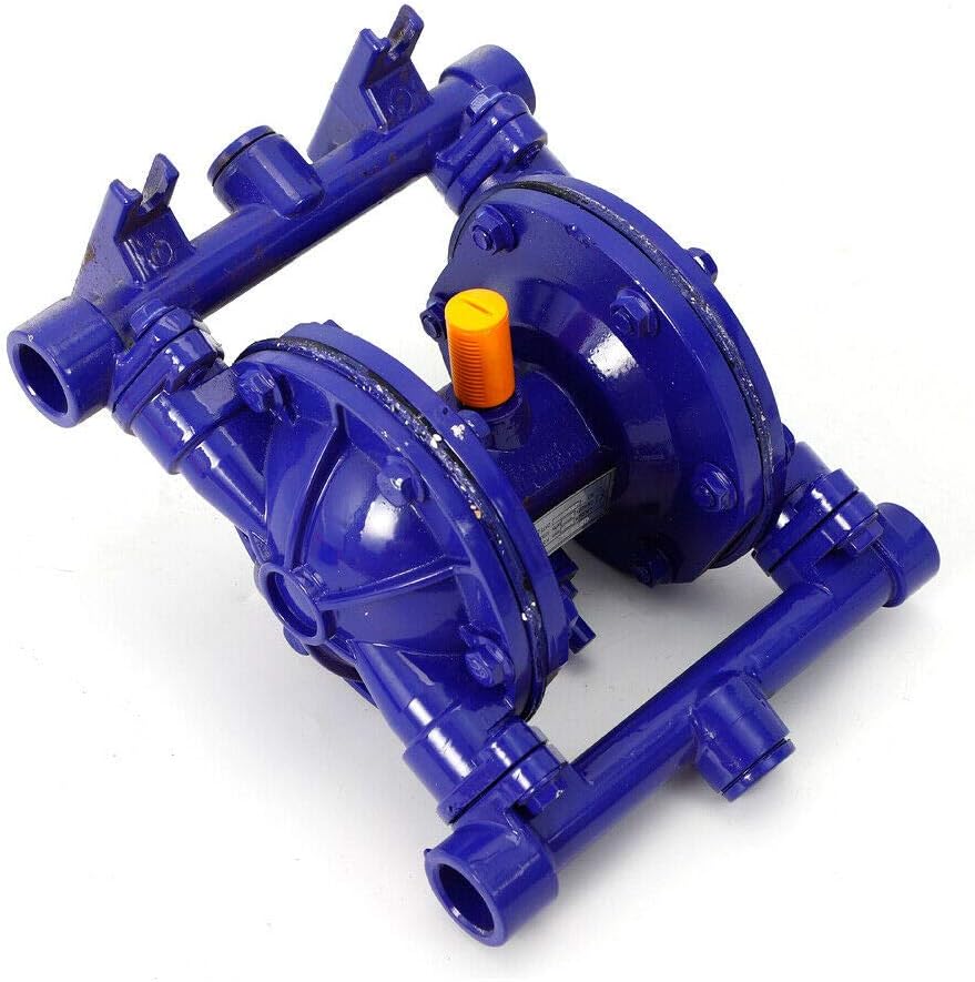 Air-Operated Double Diaphragm Pump QBY4-25L 1 inch Inlet Outlet 120PSI 150℉ Petroleum Fluids 35GPM Aluminum for Chemical Industrial Use USA Stock