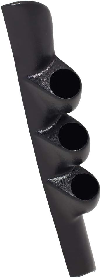 GlowShift Black Triple Pillar Gauge Pod Compatible with Dodge Ram Cummins 1500 2500 3500 1998-2002 - ABS Plastic - Mounts (3) 2-1/16