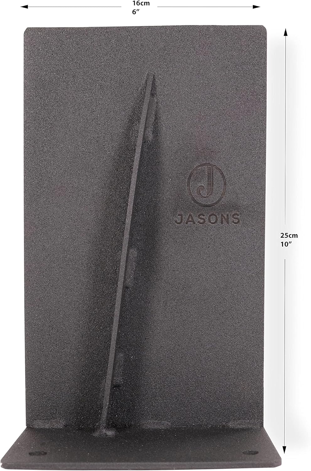 JASONS Premium Kindling Firewood Splitter - Heavy-Duty Carbon Steel Blade - Ideal Home, Fire Pit, Stove, Campsite Tool for Cutting Logs - Portable, Mountable, Rust-Proof - Sharpening File Bonus Pack of 2