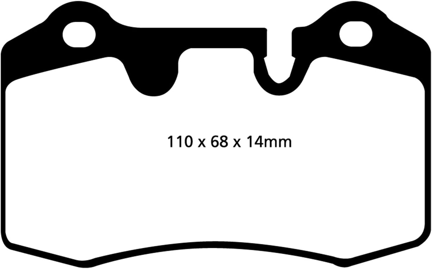 EBC Brakes DP41909R Yellowstuff Street and Track Brake Pad