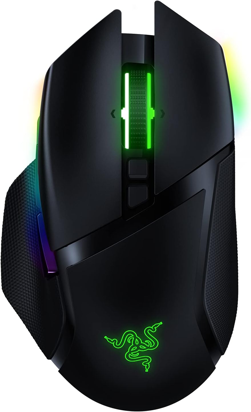 Razer Basilisk Ultimate Hyperspeed Wireless Gaming Mouse: Fastest Gaming Mouse Switch, 20K DPI Optical Sensor, Chroma RGB Lighting, 11 Programmable Buttons, 100 Hr Battery, Classic Black Pack of 2