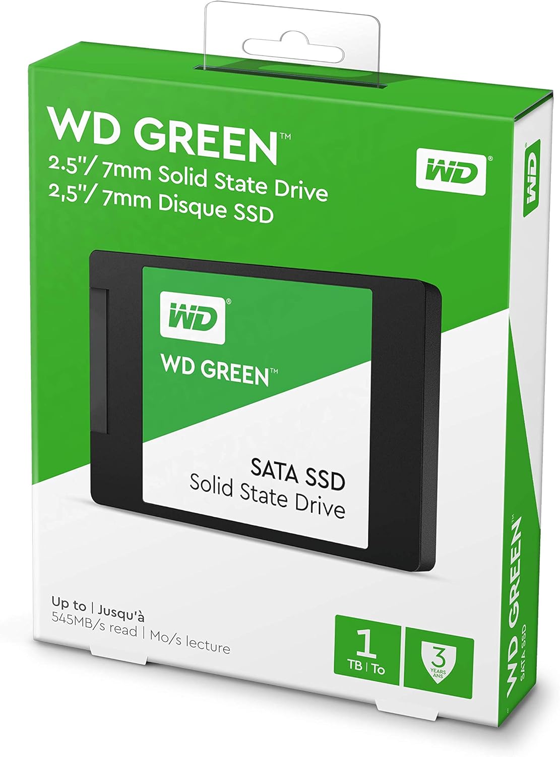 Western Digital 1TB WD Green Internal PC SSD Solid State Drive - SATA III 6 Gb/s, 2.5