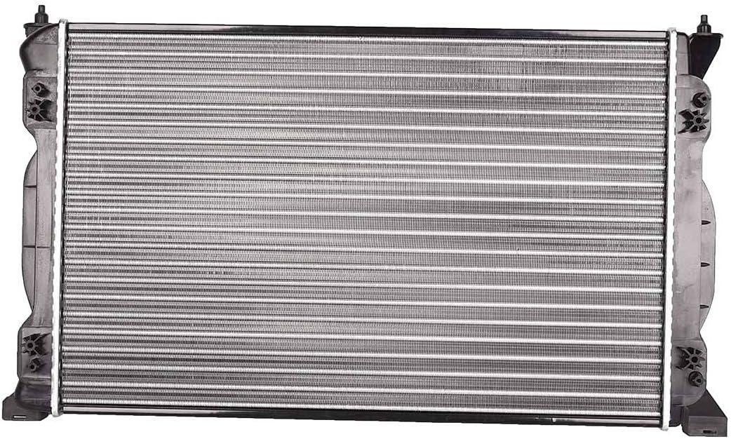 TOPAZ Complete Engine Cooling Radiator 8E0121251A Radiator Compatible with 2002-2008 Audi A4 Quattro A4 Pack of 2
