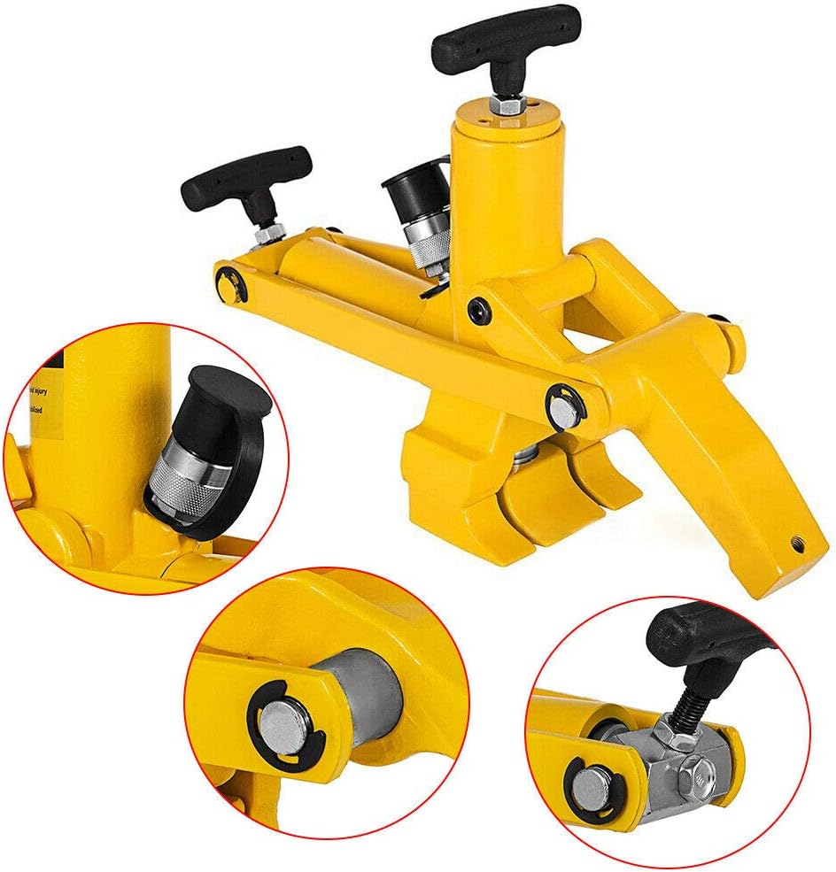 TFCFL Tractor Truck Hydraulic Bead Breaker 10000PSI Hydraulic Bead Breaker 40-150psi for Tractor Truck Tire Bead Breaker Kit with Hydraulic Metal Foot Pump and Air Hose