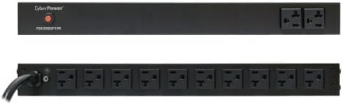CyberPower PDU20B2F10R 12-Outlets Rack Mount 1U 20A Basic Power Distribution Unit