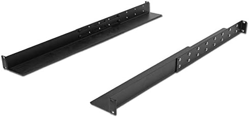 NavePoint 1U Rack Mount 4-Post Shelf Rail Full Depth - 33.5 Inches deep Pack of 2