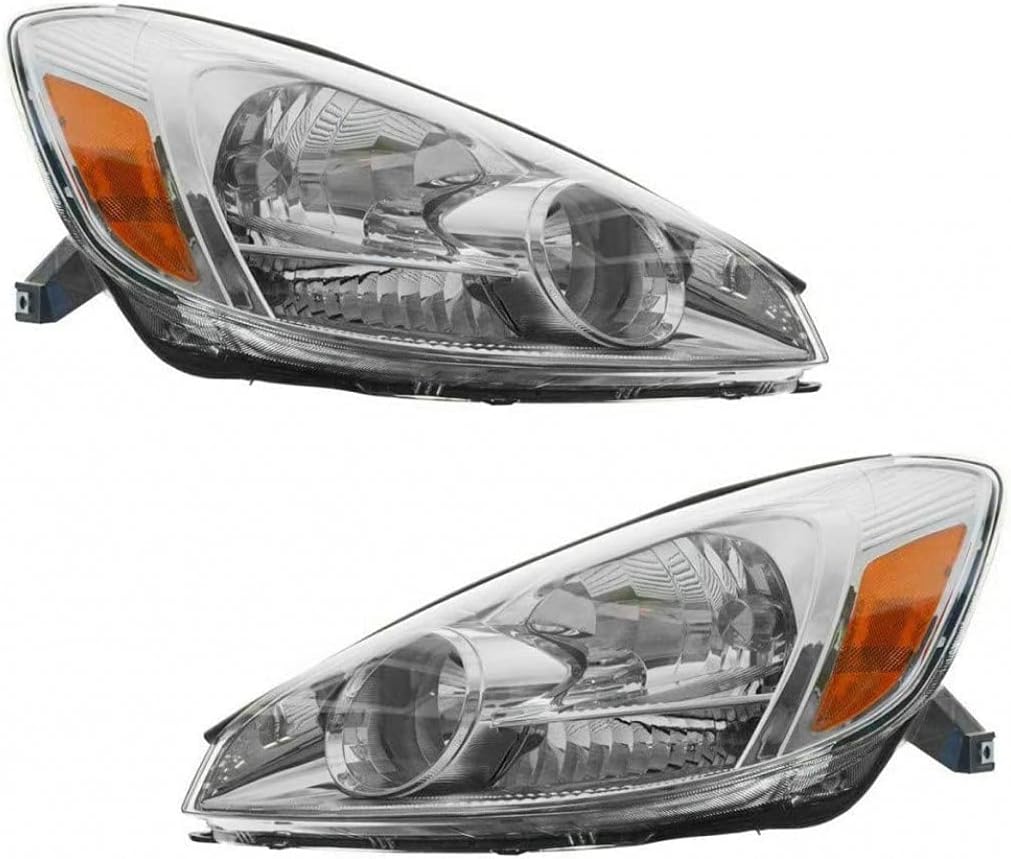 KarParts360: For 2004 2005 Toyota Sienna Headlight Assembly Pair Driver and Passenger Side w/Bulbs For TO2502150 TO2503150