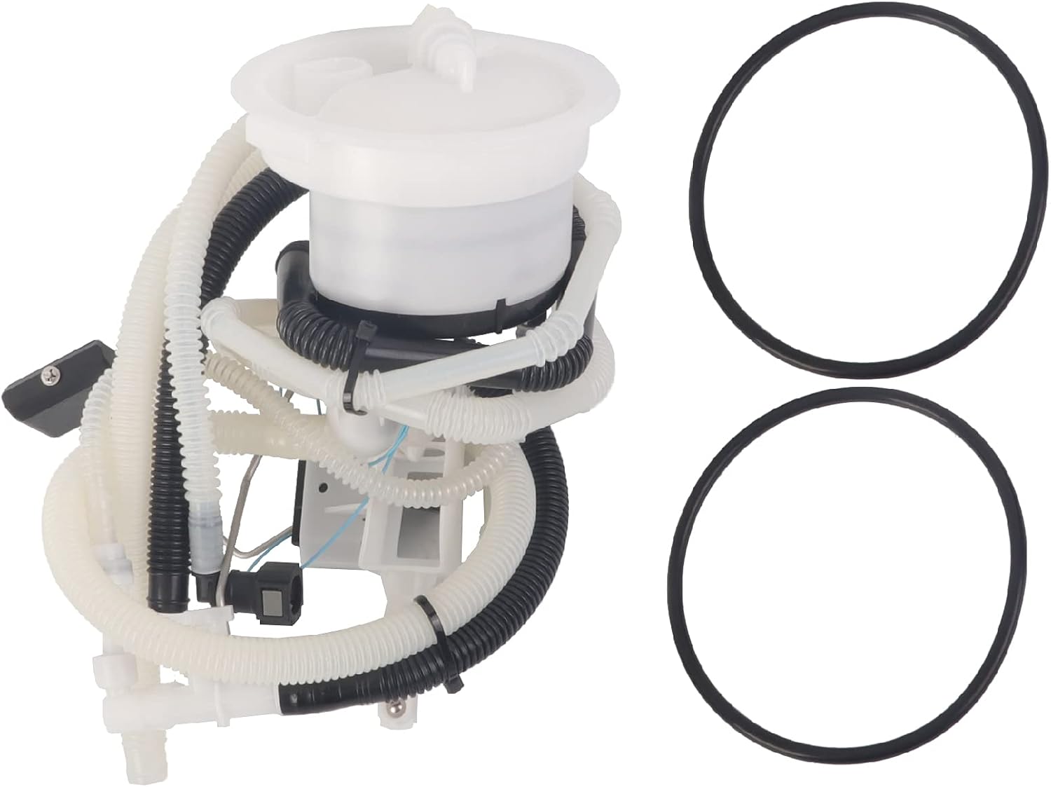 DOLKSN Fuel Filter with Fuel Level Sending Unit Pressure Regulator Driver Side Fit 2006-2013 BMW 128i 135i 323i 325i 325xi 328i 328xi 16117163295 Pack of 2