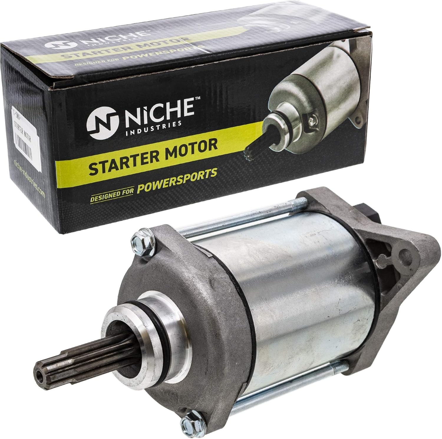NICHE Starter Motor Assembly High Torque for Honda Rancher 420 TRX420 31200-HP5-601 Pack of 2