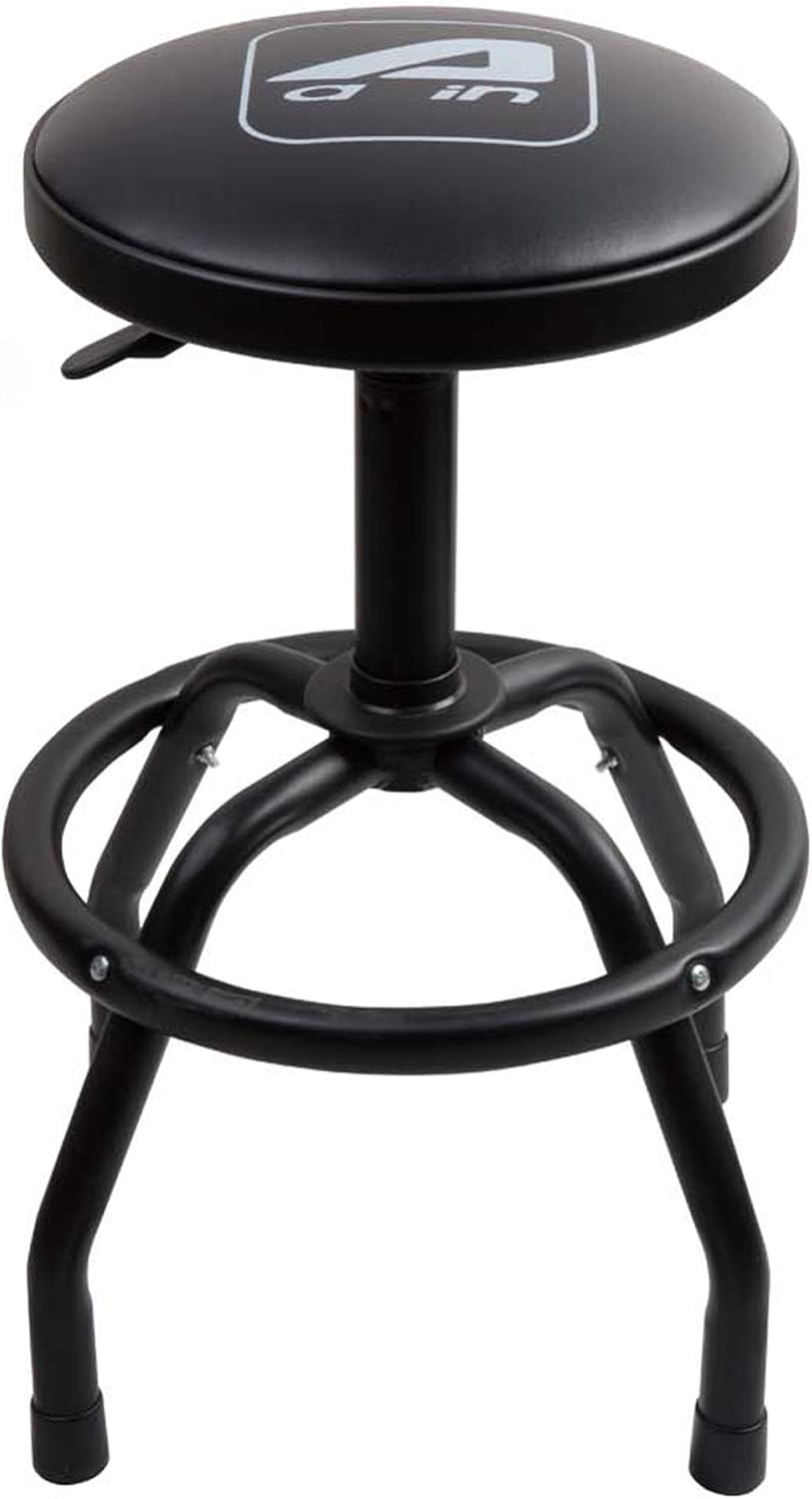 Aain LT13 Heavy Duty Garage Shop Stool for Garage,Adjustable Mechanic's Swivel Stool with Black Pack of 2