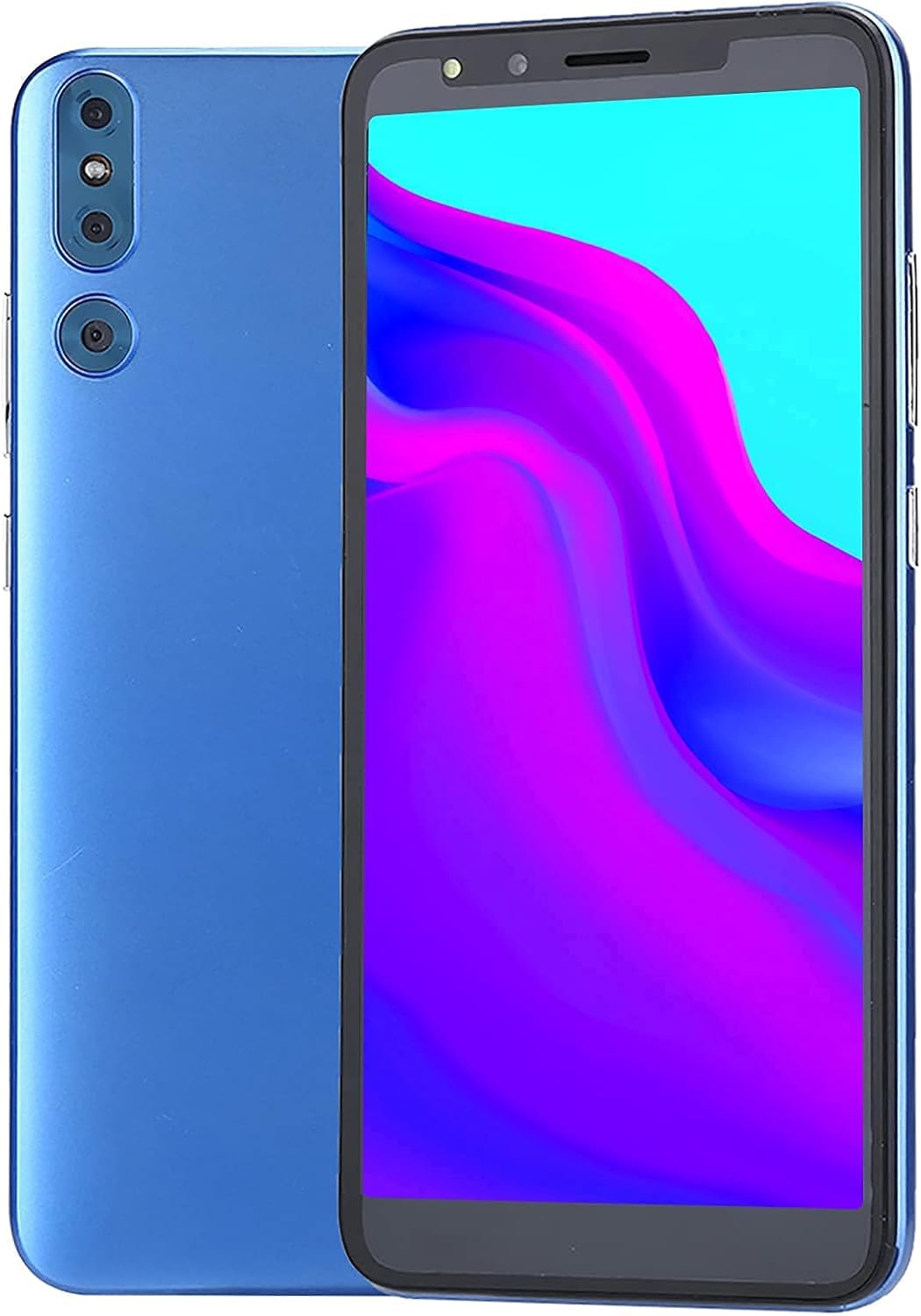 i12 Pro MAX Unlocked Smartphone, 6.26in HD Screen Mobile Phone, 1+8G Dual Sim Cell Phone for Android 8.1 Black(US)