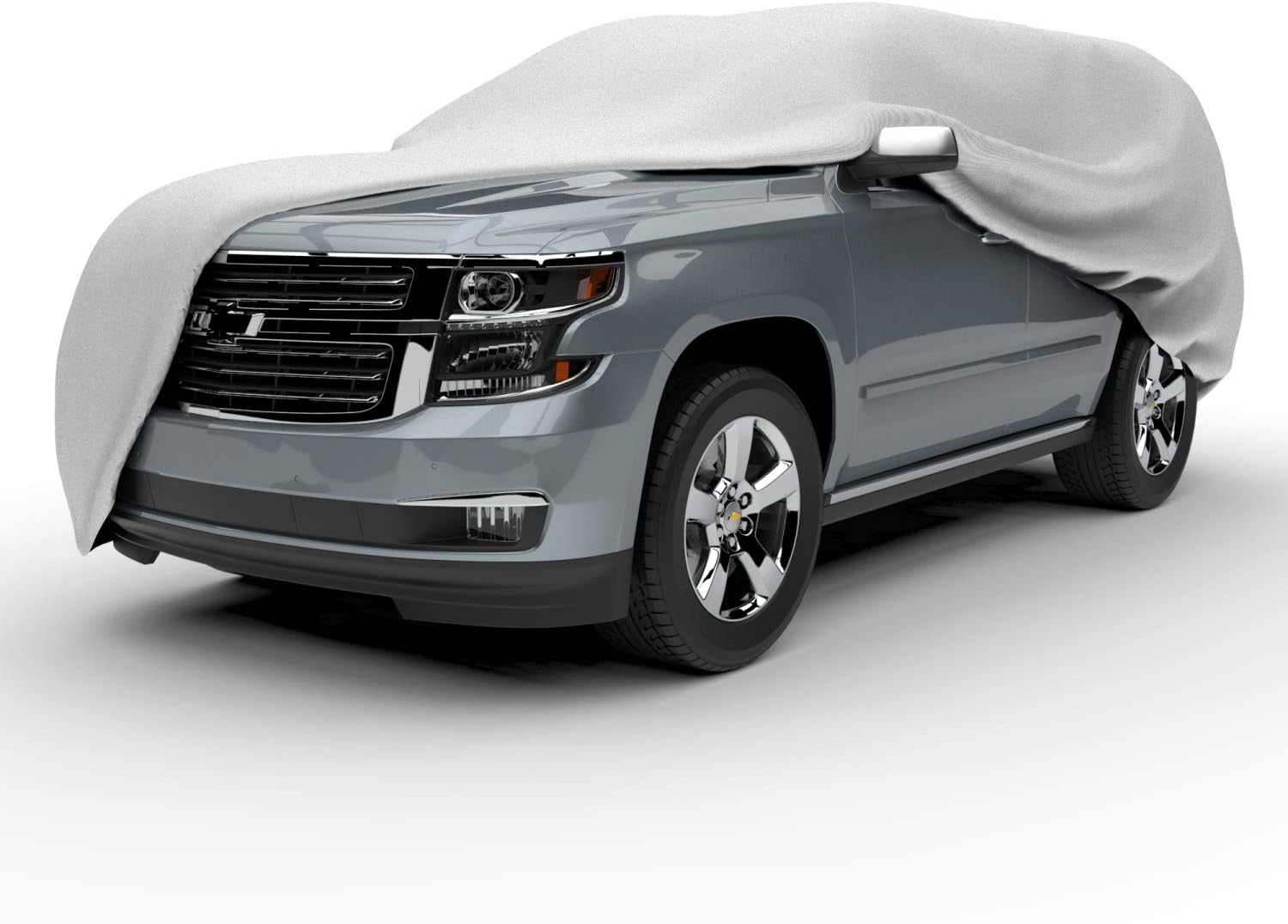 Budge Duro SUV Cover Fits Small SUVs up to 162 inches, UD-0 - (Polypropylene, Gray) Pack of 2