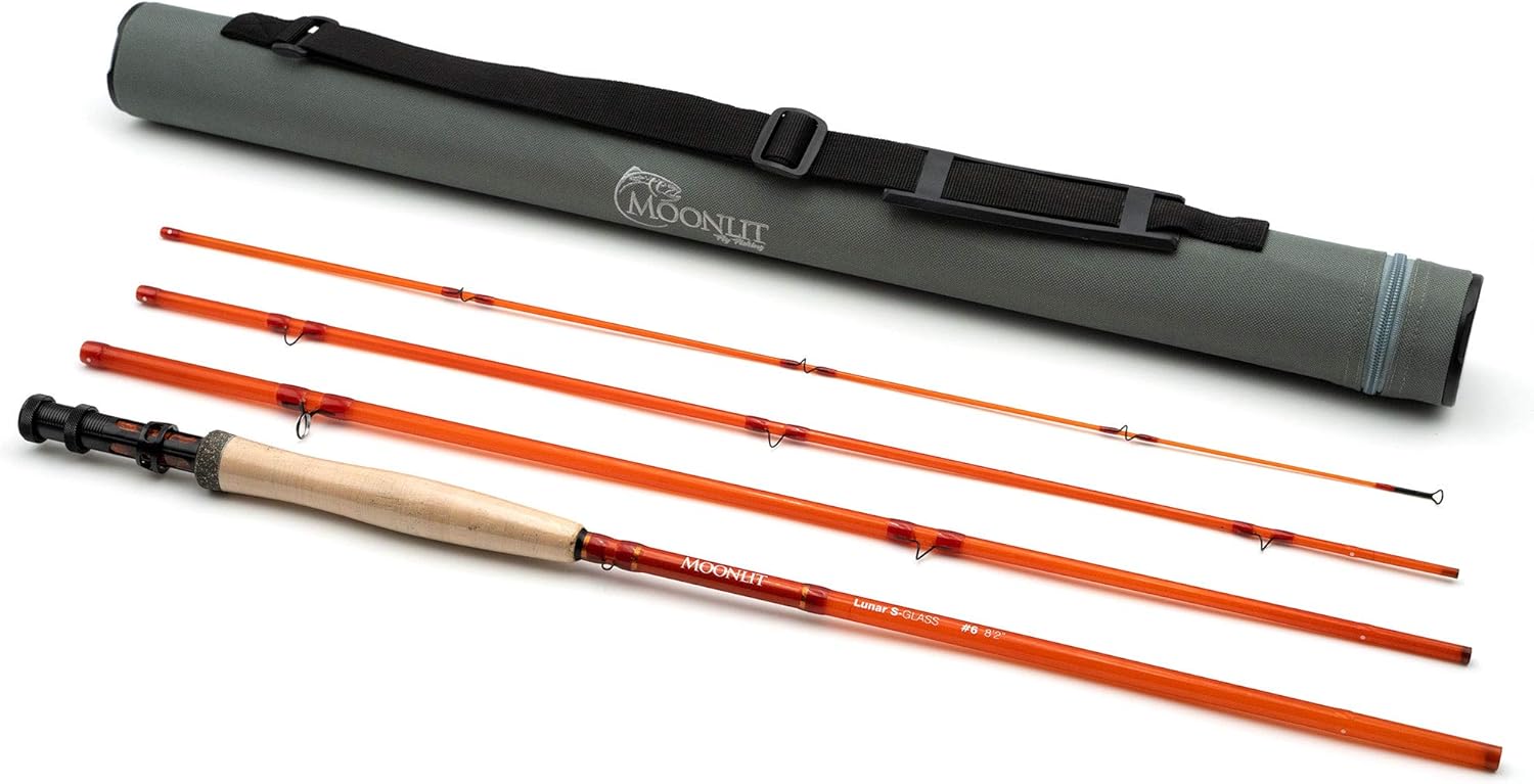 Moonlit Lunar S-Glass Fiberglass Fly Fishing Rod