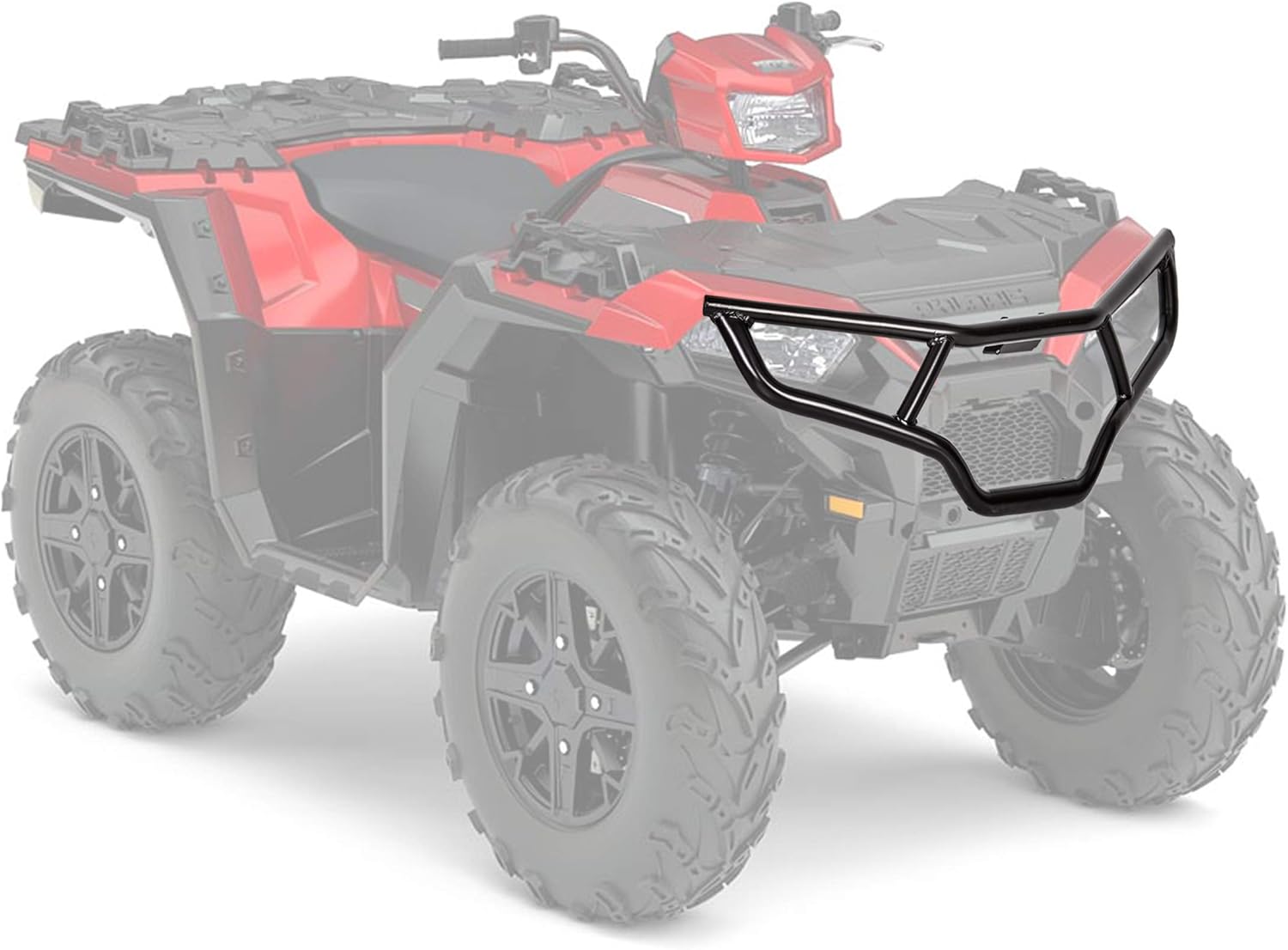 HECASA Brush Guard Front Bumper Protector for 2014-2020 Polaris Sportsman 450 570 ETX