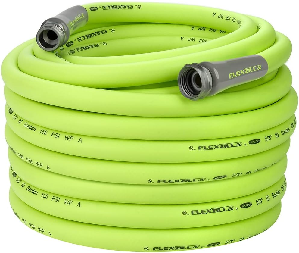 Flexzilla Garden Hose, 3/4 in. x 100 ft., Heavy Duty, Lightweight, Drinking Water Safe - HFZG6100YW
