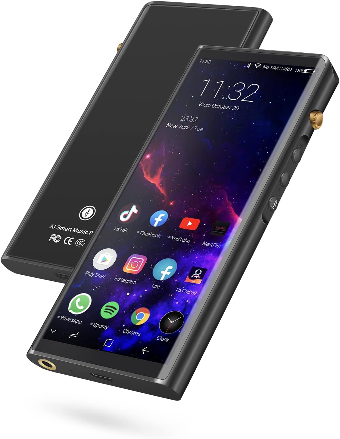 MP3 Player&MP4 Player with Bluetooth and WiFi,4.82