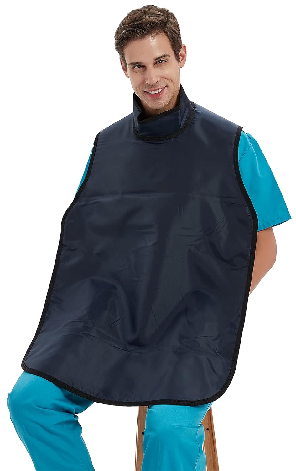 Dental Radiation Lead Apron with Collar and Hanging Loops,0.5mmpb,Extra Large