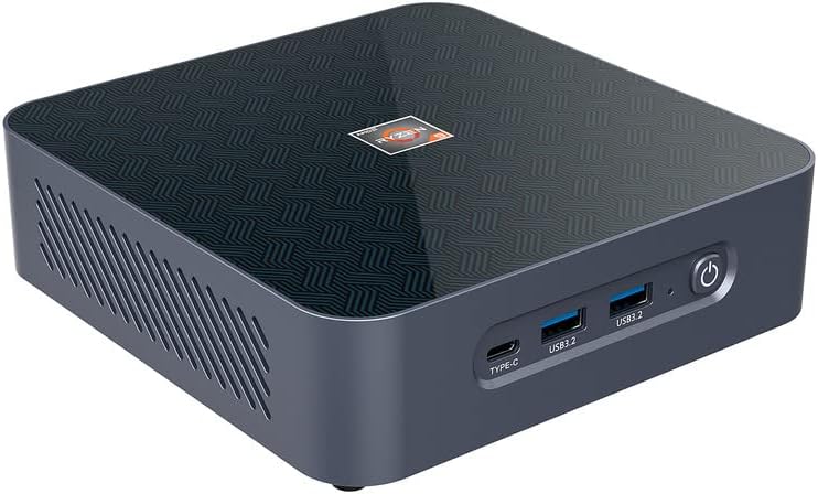 Mini Gaming PC AMD Ryzen 9 5900HX Windows 10 Pro, 8 Cores up to 4.6GHz, 8GB 3200MHz Ram 250GB NVMe SSD, Type C/DP/HDMI 4K @60Hz Output, WiFi-6 Bluetooth 5.1, Desktop Computer