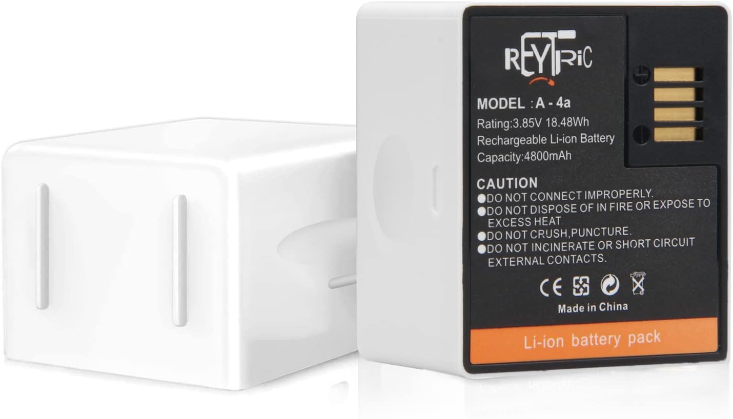 Batteries (2-Pack) Compatible with Arlo Ultra, Arlo Ultra 2, Arlo Pro 3, Arlo Pro 4 Camera, VMA5400 A-4a, Battery for VMC4040P VMS5240 VMC5040 VMC4350P VMS4240P VMS4340P VMS5240B VMC4050B VMC4050P Pack of 2