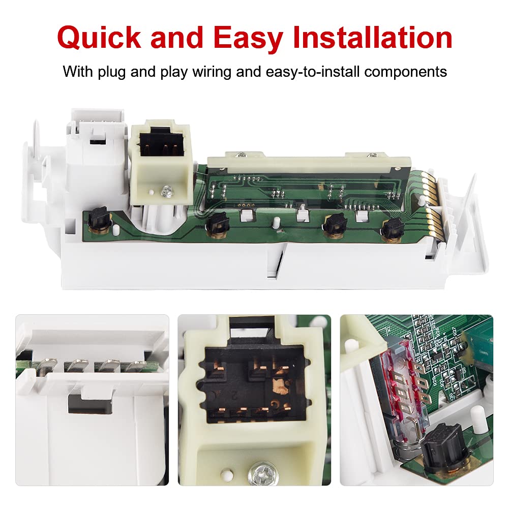 WATERWICH HVAC Climate Control Module Heater A/C AC Air Conditioning Control Switch Panel Controller Board Compatible with Cadillac Escalade 2000 Chevrolet GMC 1996-2000 Replace 15-72547 9378805 Pack of 2