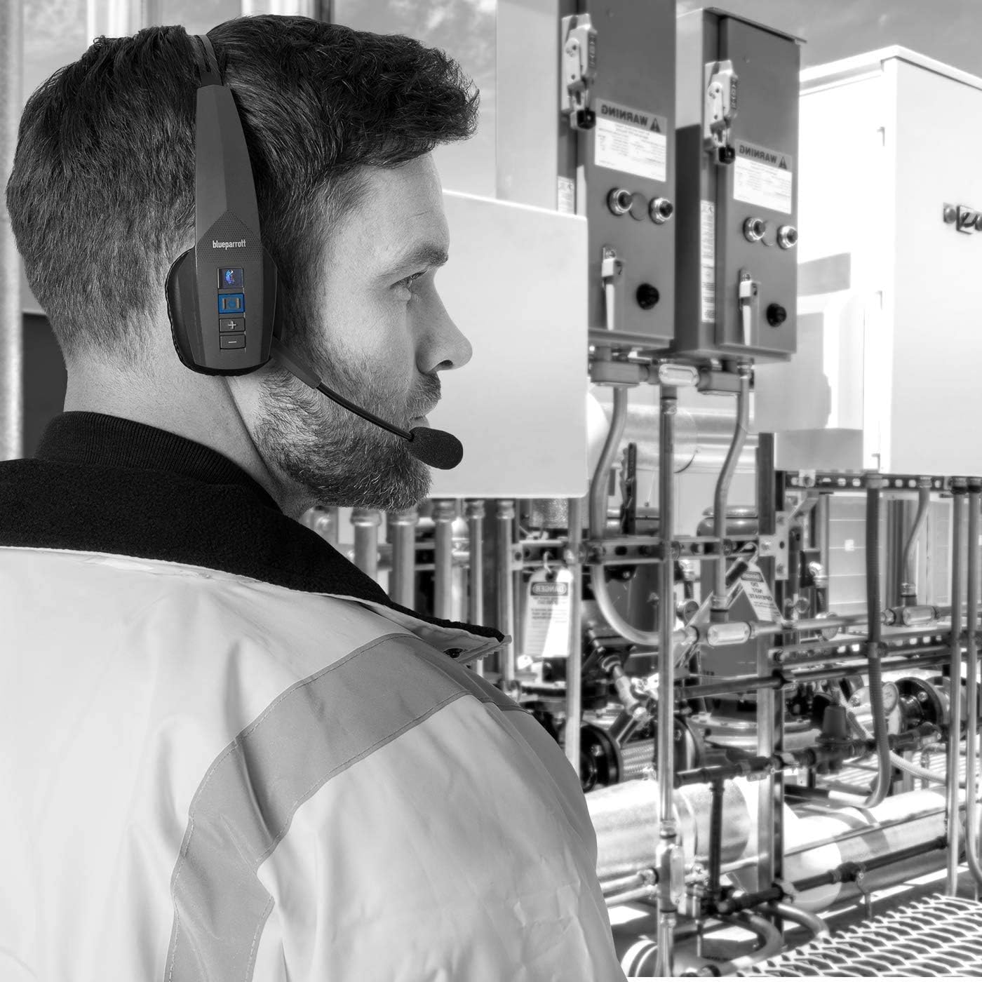 BlueParrott B350-XT 203475 Noise Canceling Bluetooth Headset (Renewed)