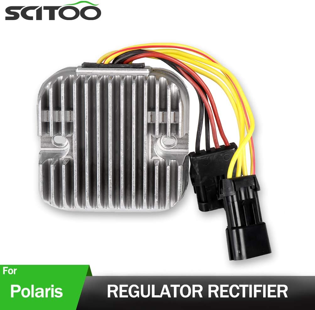SCITOO FRRPO007 Voltage Regulator Rectifier 2008-2009 for Polaris Ranger 500 2007-2009 for Polaris Ranger 700 Pack of 2