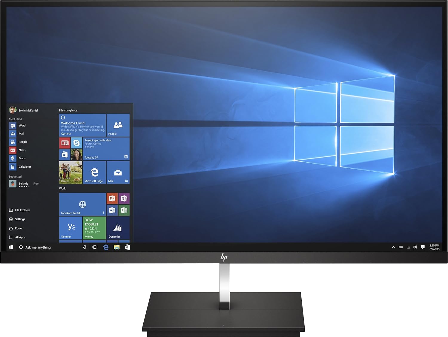 HP EliteOne 1000 27in 4K UHD Display