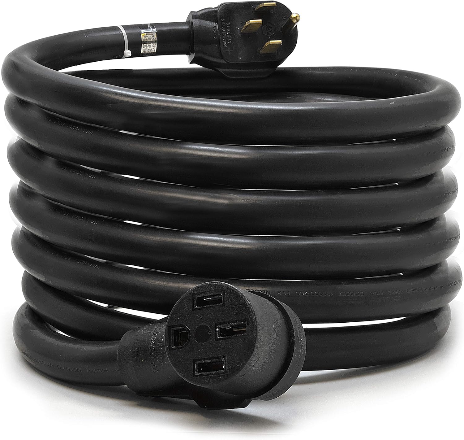 Ceptics 25-Ft 50-Amp Auto EV Extension Cord (Recommended for Tesla Users | Tesla Model 3/S/X/Y) | Nema L14-50 - UL Listed - 50A, 125/250V