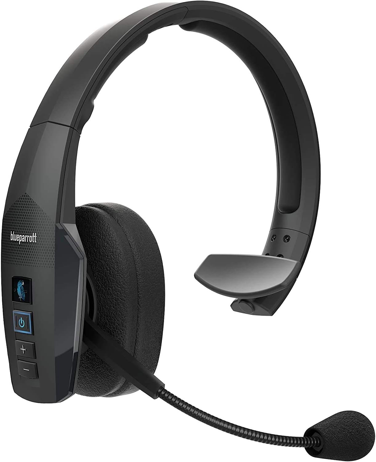 BlueParrott B450-XT Noise Cancelling Bluetooth Headset – Updated Design with Industry Leading Sound, Long Wireless Range, Up to 24 Hours of Talk Time, IP54-Rated Wireless Headset - (Renewed)