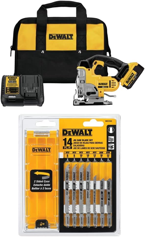 DEWALT 20V MAX Jig Saw, Cordless (DCS331M1)