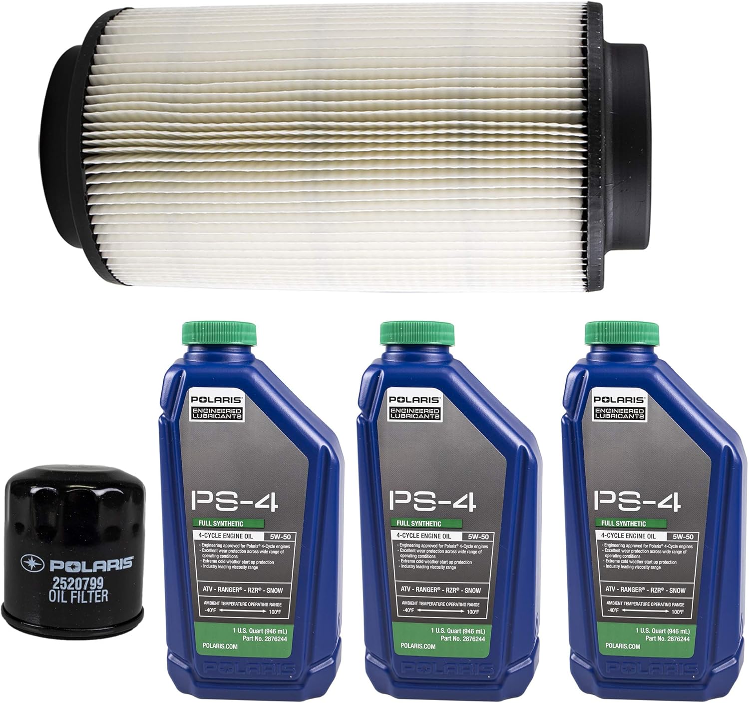 2006-2009 Sportsman 500 Efi Genuine Polaris Oil Change and Air Filter Kit