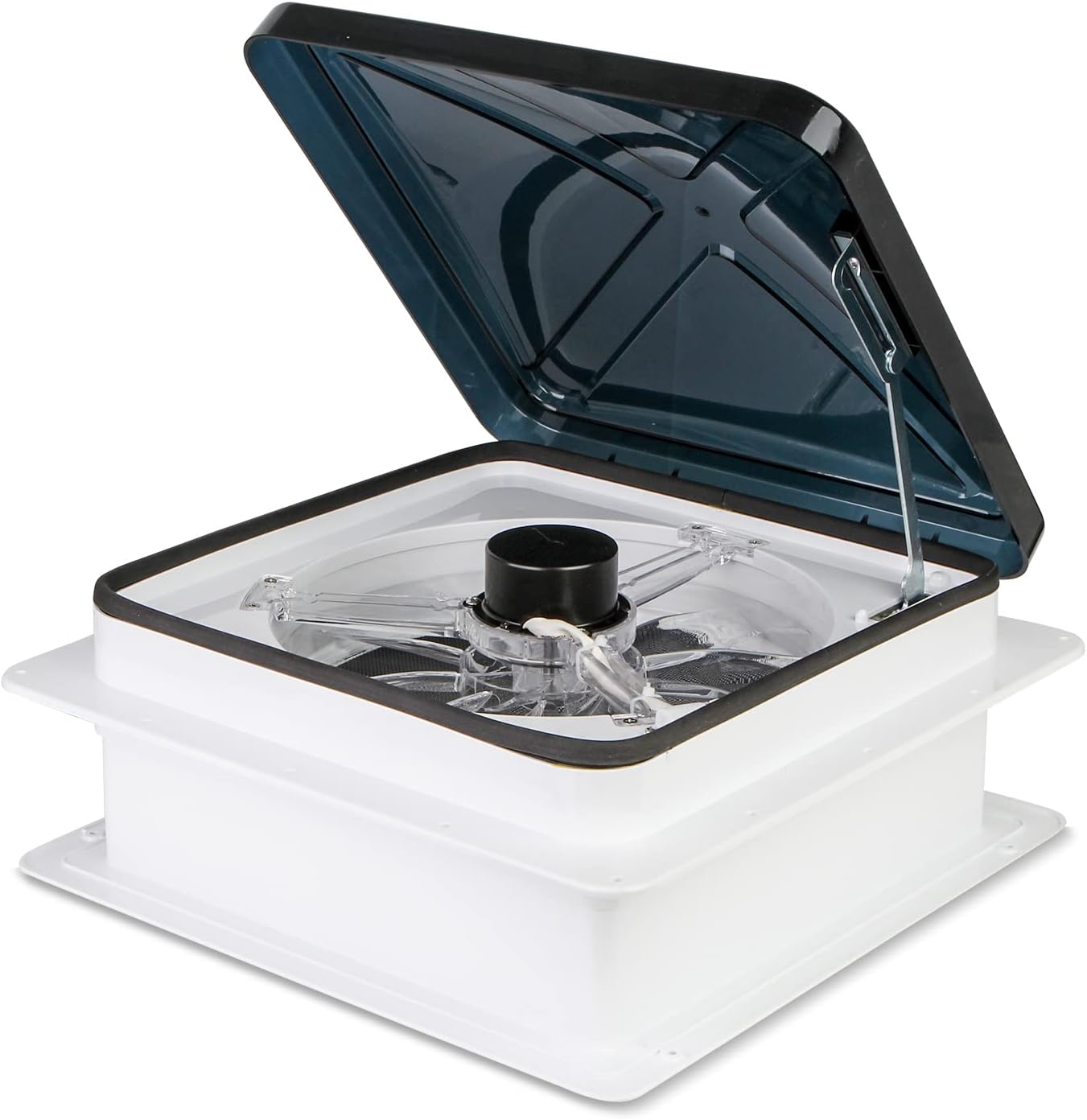 Starvent RV Roof Vent Fan 6 Speed Reversible Manual Lift Smoke Lid