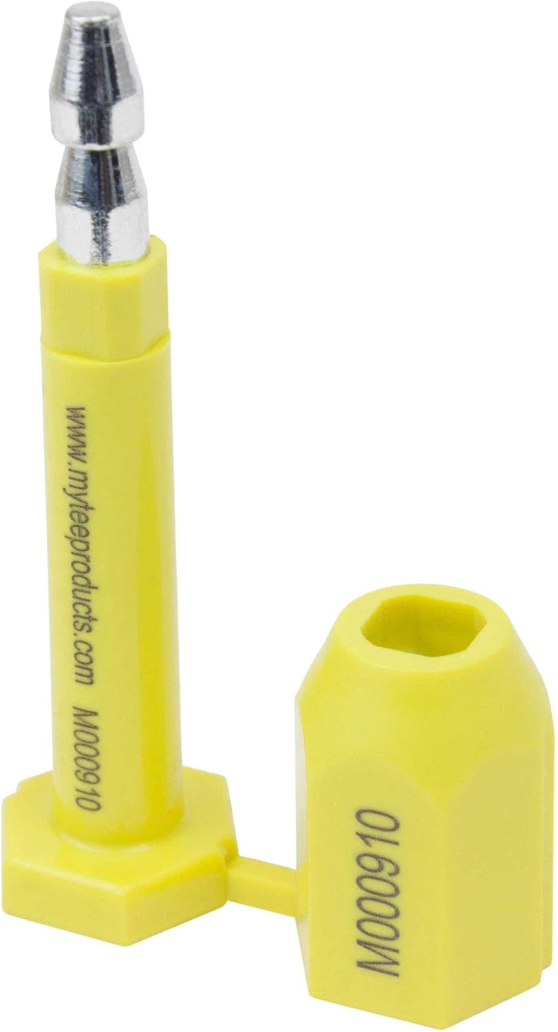 Mytee Products 5 Pack (50 Pcs) Bolt Seal for Cargo Containers and Truck Trailers | Container Truck Carriage Van Door Security Bolt Seals Protect Seal ISO17712 Pack of 2