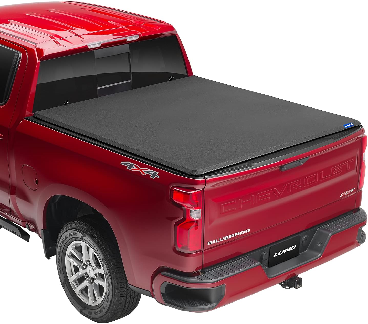 Lund Hard Tri-Fold Hard Folding Truck Bed Tonneau Cover | 969560 | Fits 2014 - 2021 Toyota Tundra w/track system 8' 2