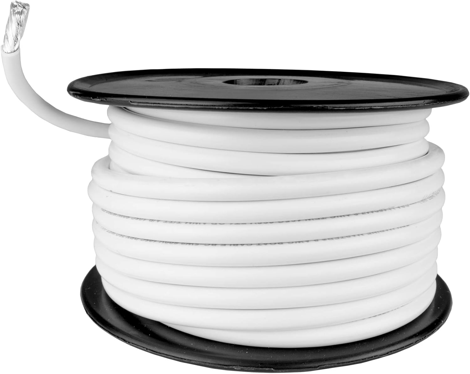 6 AWG UL Spec Reqd Marine Wire - Tinned Copper Boat Battery Cable - Available in Black Pack of 2