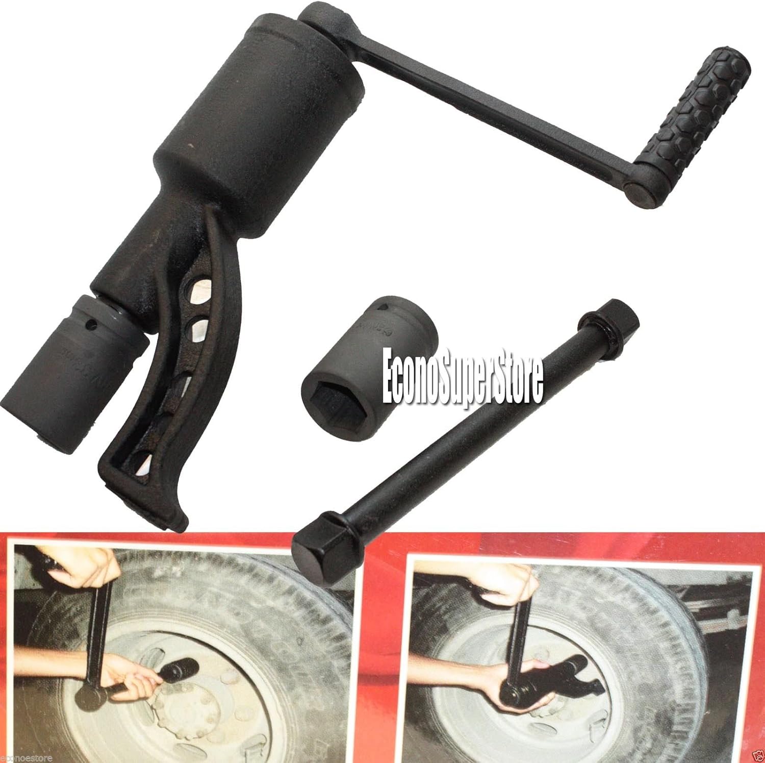 Labor Saving Easy Lug Nut Wrench Torque Multiplier Truck Trailer Rv Cp135051dm