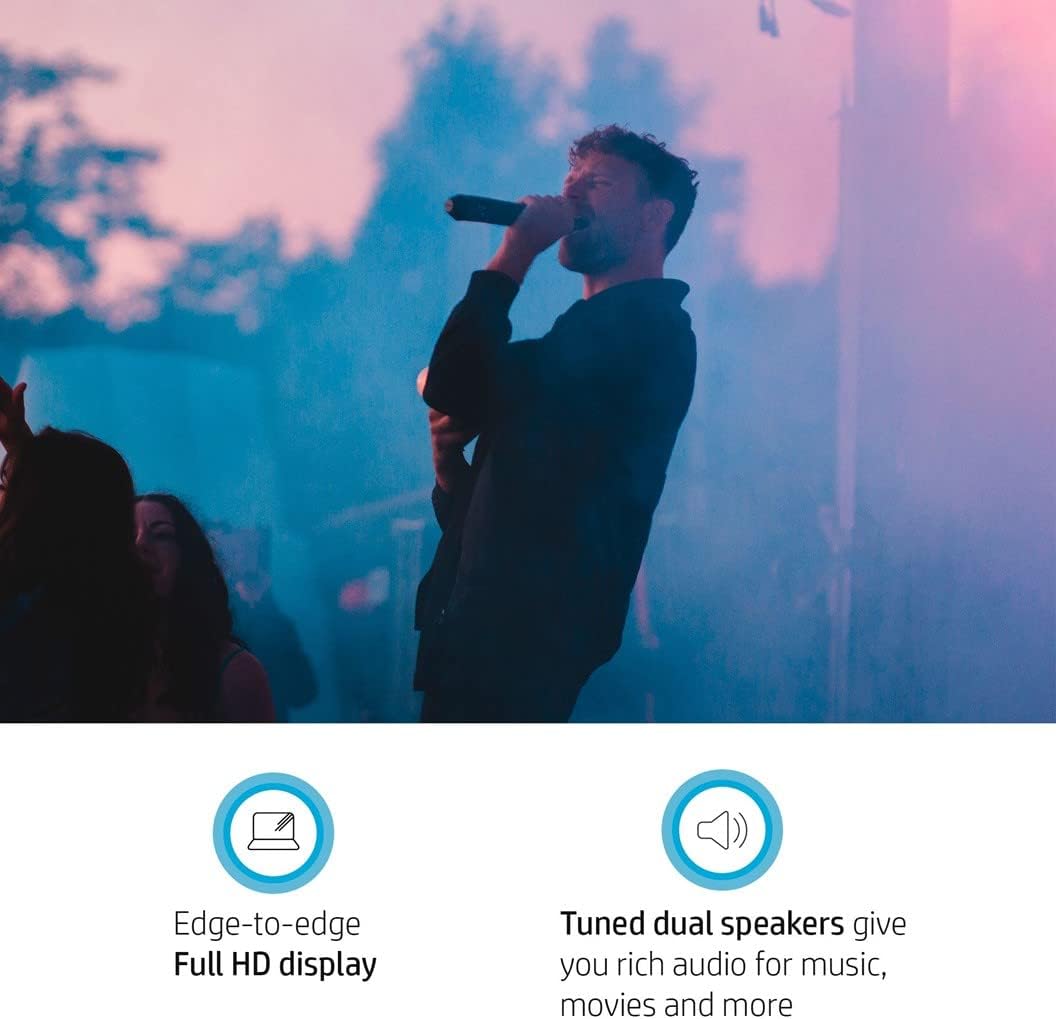 HP 15.6'' FHD IPS Micro-Edge Laptop, AMD 6-Core Ryzen 5 5500U (Beat Core i5-10400F), 32GB RAM, 512GB PCIe SSD, USB-C, HDMI, SD Reader, WiFi, Full Size KB, HDMI Cable, Win 11