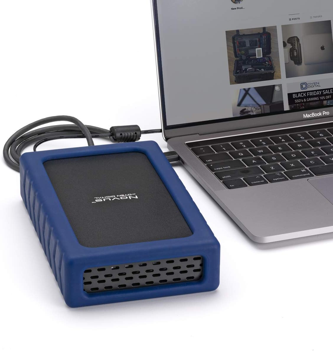 Novus 10TB External USB-C (3.1,Gen2) 7200RPM Hard Drive