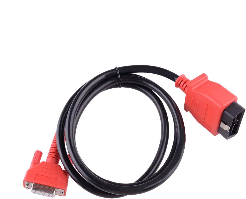 LETAOSK OBD2 OBDII Main Test Data Cable Cord Wire Fit for Autel MaxiCOM MK808 MX808 Diagnostic Scanner Pack of 2