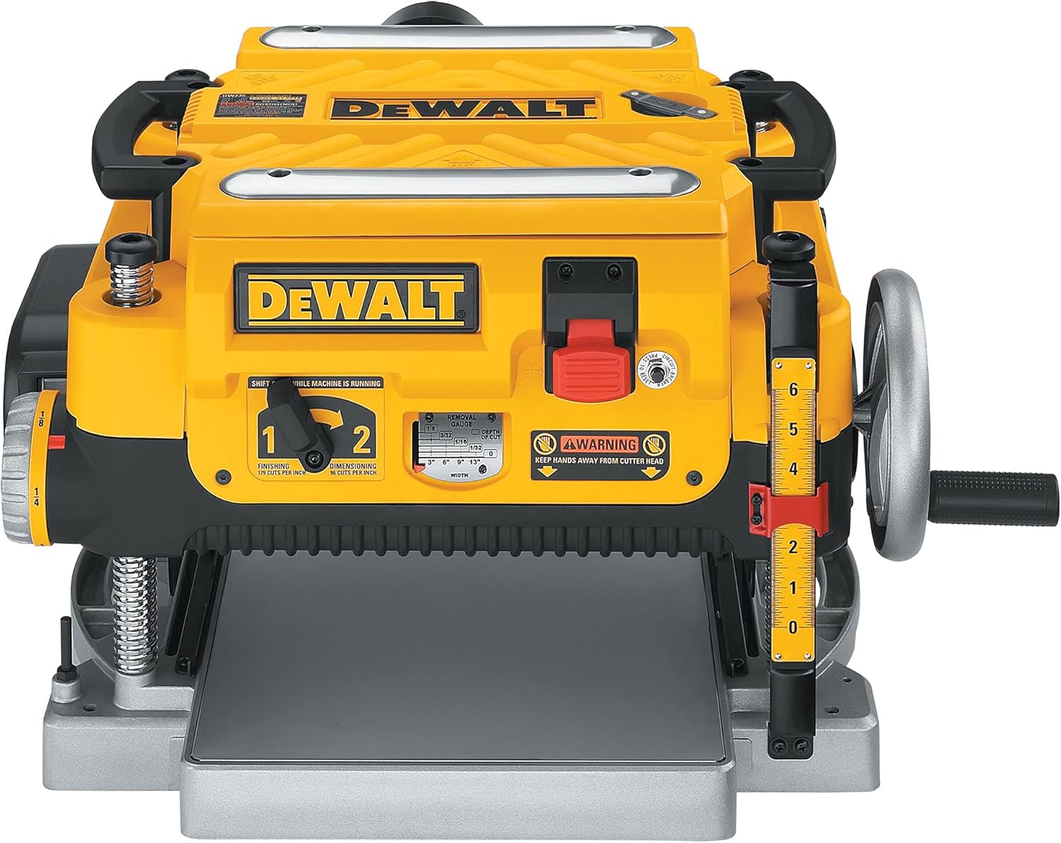 DEWALT Benchtop Planer, Single Speed, 15-Amp, 12-1/2-Inch (DW734)
