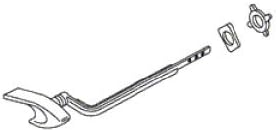 Kohler 87115-VF Trip Lever Service Kit, Left, Polished Brass Pack of 2