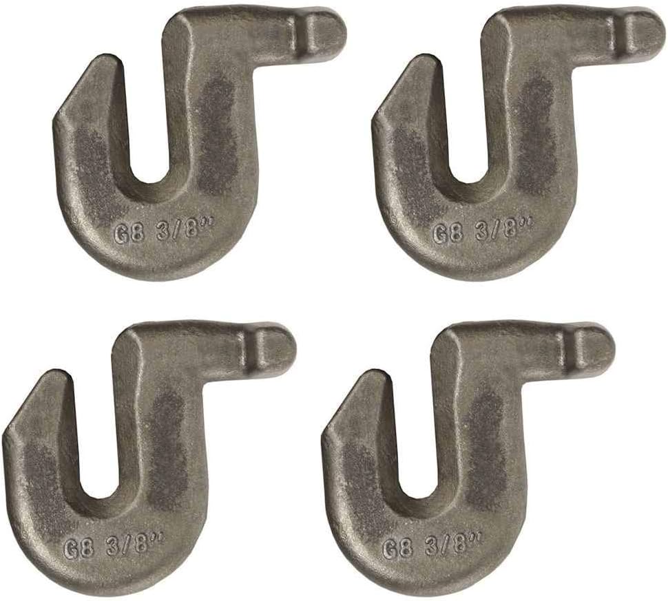 US Cargo Control Heavy Duty 3/8” T-Grab Hook - Grade 80-4 Pack Pack of 2