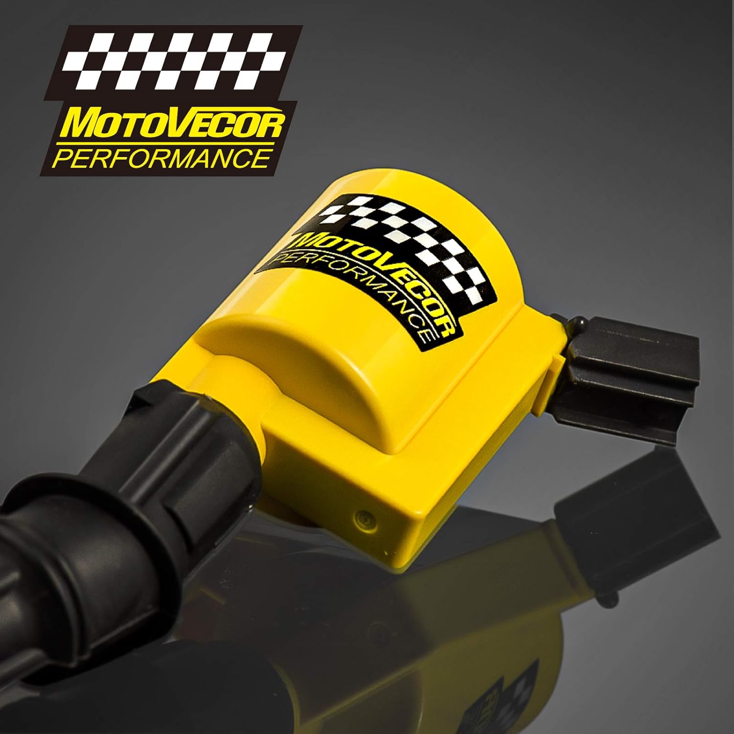 High Performance Ford Ignition Coil Pack Set - 8 Pack Extra 15% Energy for F-150 F-250 F-350 4.6L 5.4L V8 DG508 DG457 DG472 DG491 EXPEDITION MUSTANG CROWN VICTORIA LINCOLN MERCURY (Yellow) Pack of 2