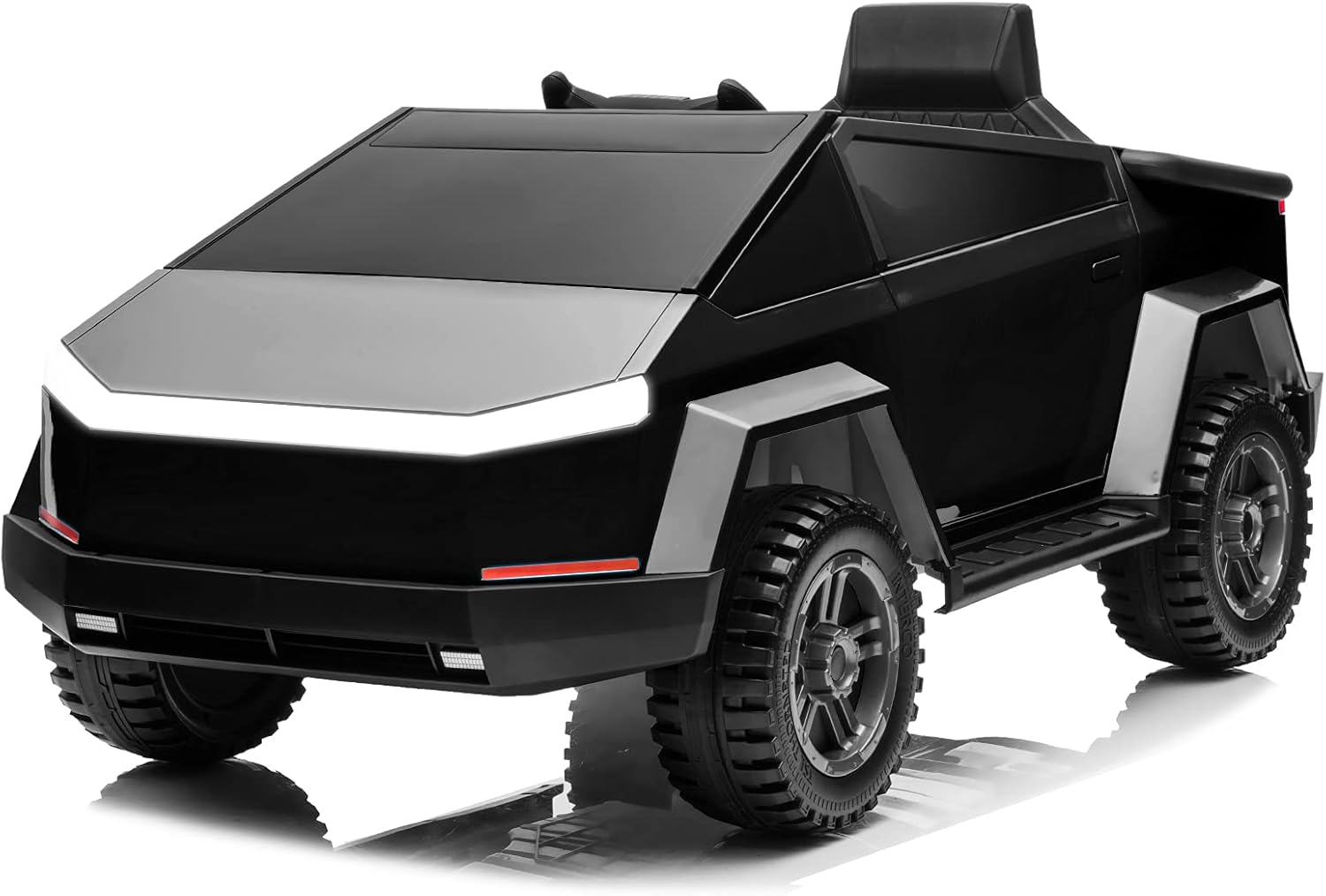 MX Truck Ride On Car with Remote Control, Cyber Style Pickup Truck 12V Electric Car for Kids to Drive, Pink