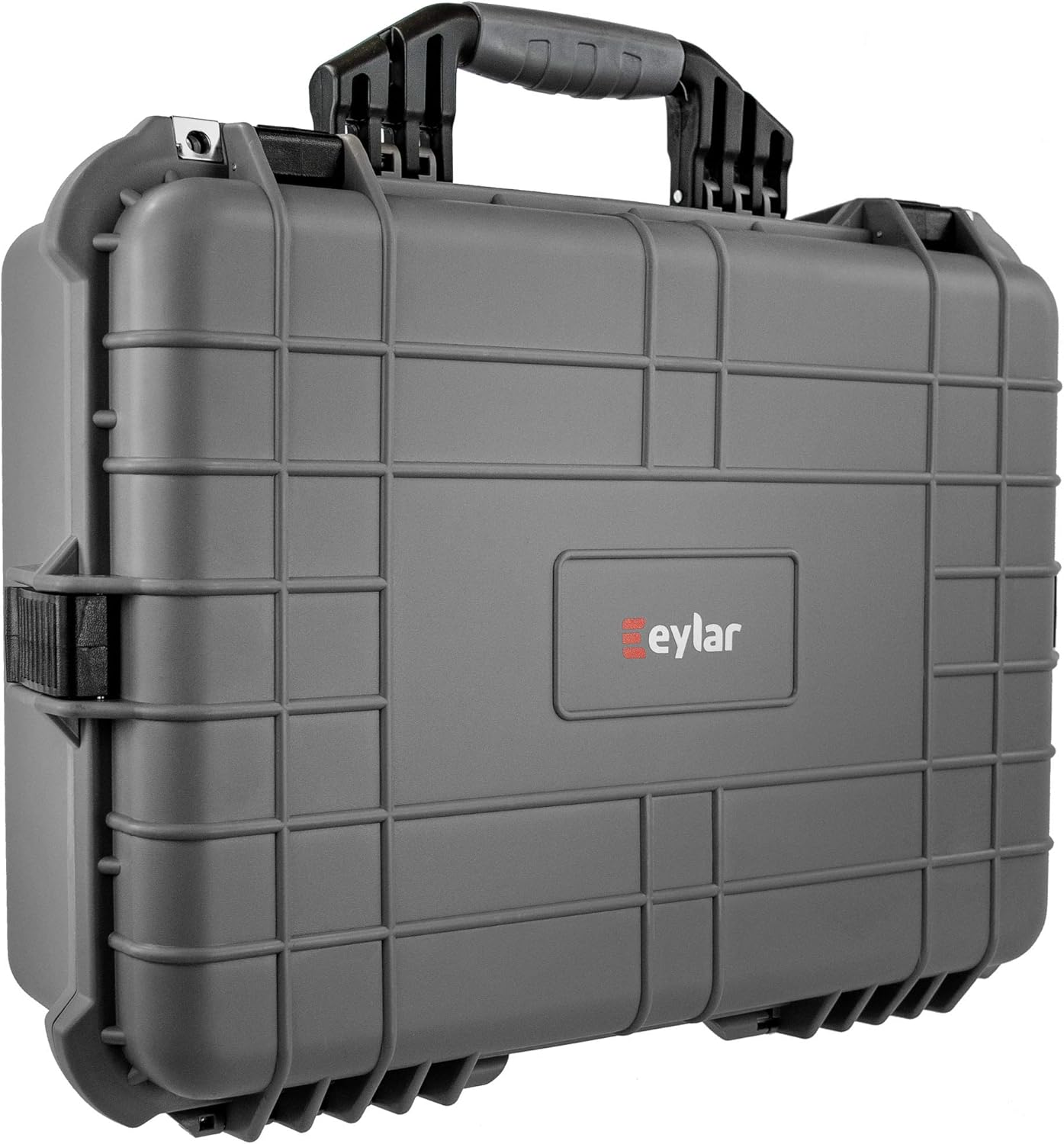 Eylar Large 20 Inch Protective Camera Case Water and Shock Proof with Foam (White)